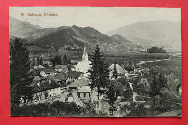AK St Salvator / 1910-1930 / Strassen / Bauernhof / Kärnten